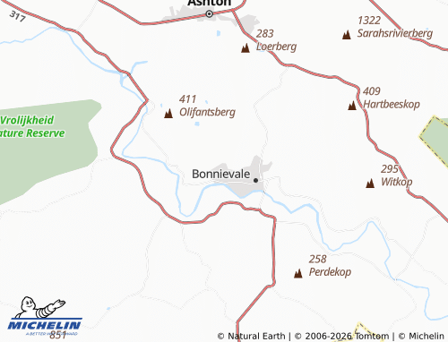 Kaart MICHELIN Mountain View - ViaMichelin