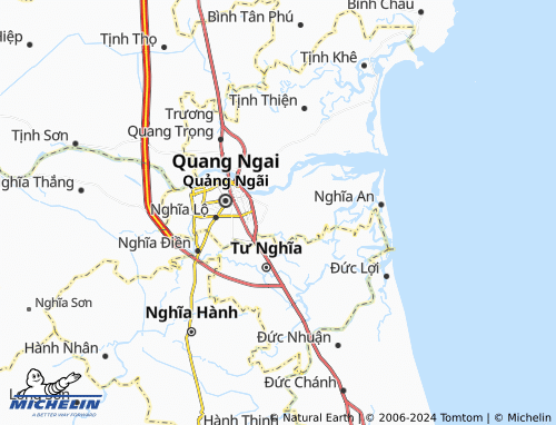 MICHELIN Nghĩa Dõng map - ViaMichelin