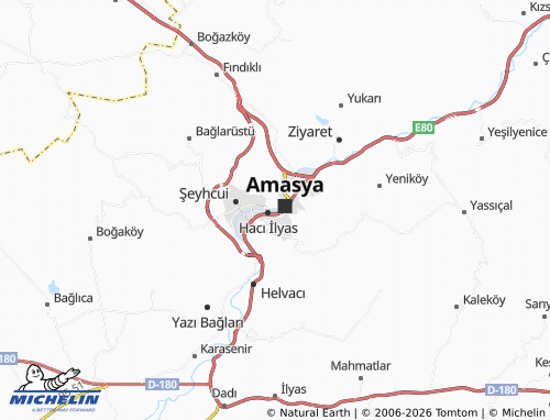 MICHELIN Hatuniye map - ViaMichelin