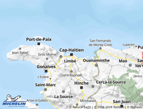 Mappa MICHELIN Cap-Haïtien - ViaMichelin