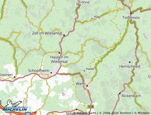 Mapa MICHELIN Sattelhof - ViaMichelin