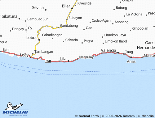 MICHELIN Nagsulay map - ViaMichelin