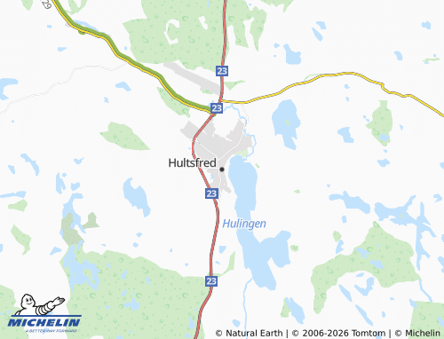 Carte MICHELIN Hultsfred - ViaMichelin
