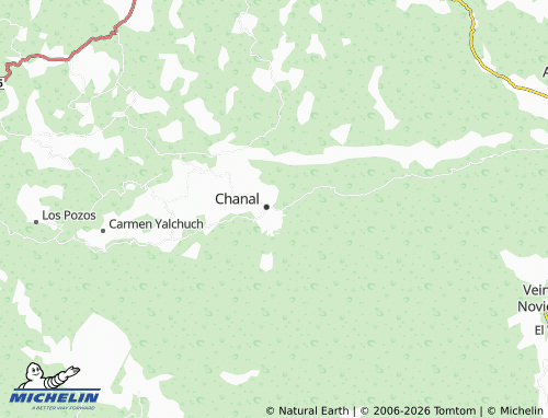 MICHELIN Centro Yaxnichil map - ViaMichelin