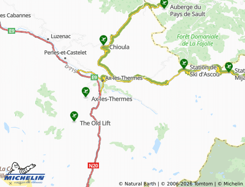 Carte MICHELIN Orgeix - ViaMichelin