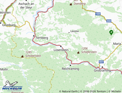 MICHELIN Losenstein map - ViaMichelin
