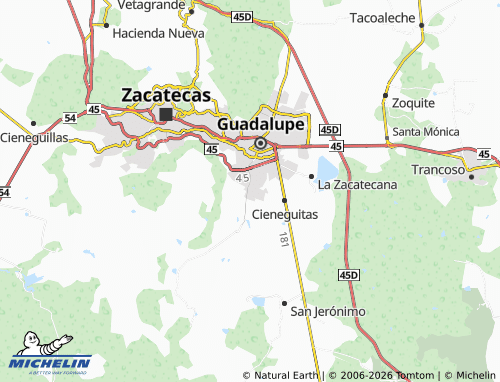 MICHELIN-Landkarte Lo de Vega - ViaMichelin