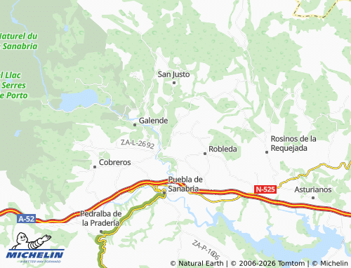 MICHELIN Valdespino map - ViaMichelin