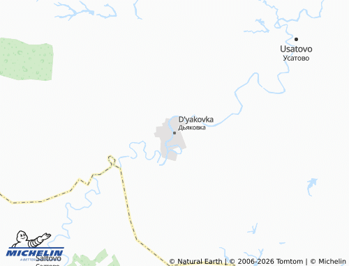 MICHELIN-Landkarte D'yakovka - ViaMichelin
