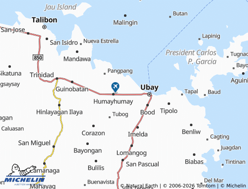 MICHELIN Camambugan map - ViaMichelin
