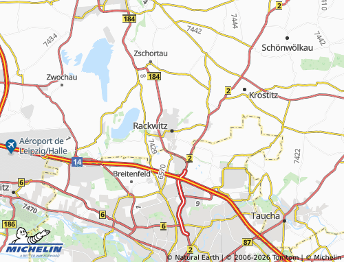Carte MICHELIN Rackwitz - ViaMichelin