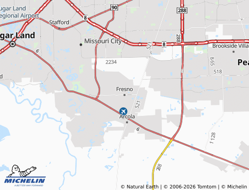 Mapa MICHELIN Fresno - ViaMichelin