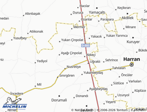 MICHELIN Geçittepe map - ViaMichelin