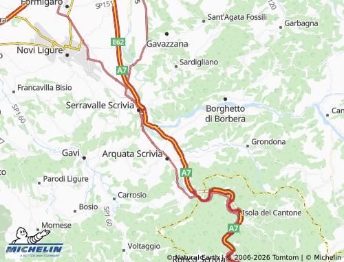 Mappa MICHELIN Vignole Borbera - ViaMichelin