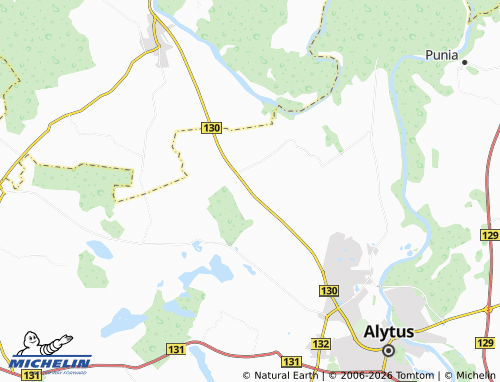 MICHELIN Vytautiškės map - ViaMichelin