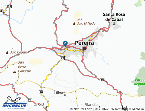 Mapa MICHELIN Mirador de Bella Sardi - ViaMichelin