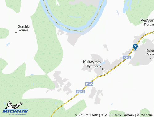 MICHELIN-Landkarte Zapol'ye - ViaMichelin