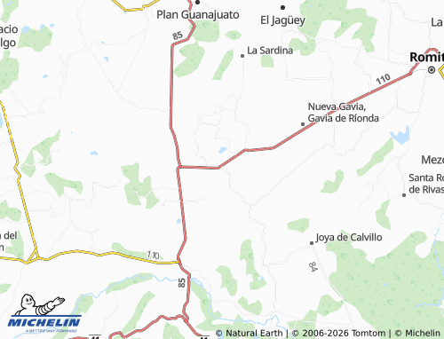 Mapa MICHELIN Santa Efigenia - ViaMichelin