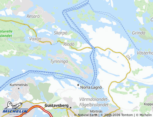 MICHELIN-Landkarte Ramsö - ViaMichelin