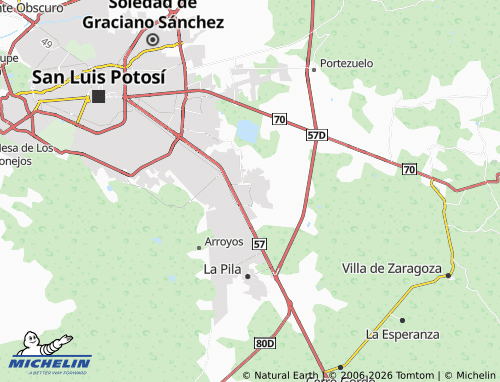 Mapa MICHELIN Alquerías de Pozos - ViaMichelin
