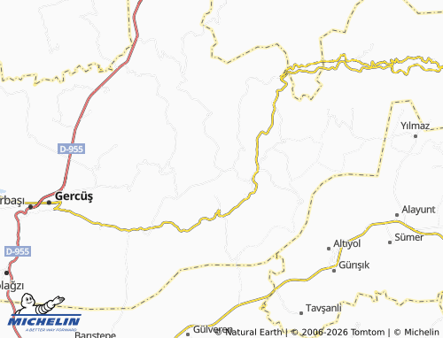 Mappa MICHELIN Gökçepınar - ViaMichelin