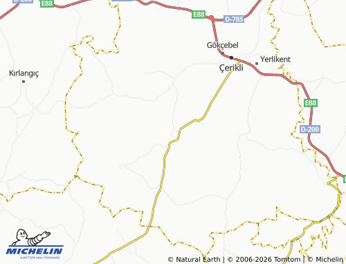 MICHELIN Tavaözü map - ViaMichelin