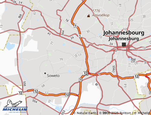 MICHELIN Noordgesig map - ViaMichelin