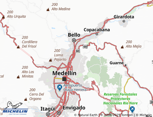 MICHELIN Villa del Socorro map - ViaMichelin