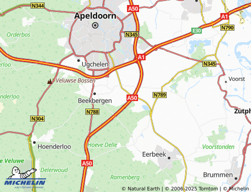 Carte MICHELIN Oosterhuizen - ViaMichelin