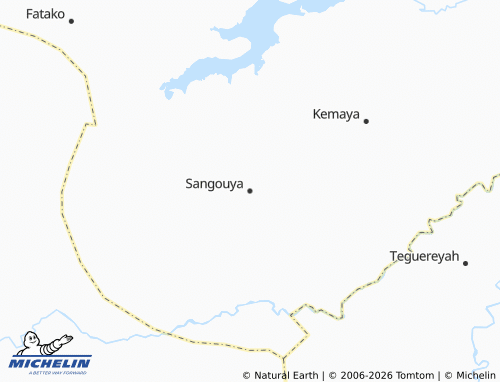 MICHELIN Sangouya map - ViaMichelin