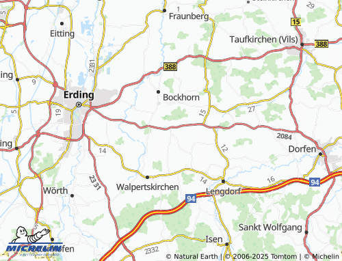 MICHELIN Kirchasch map - ViaMichelin