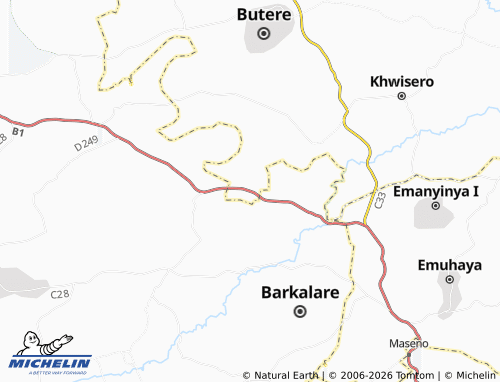 MICHELIN Dudi map - ViaMichelin