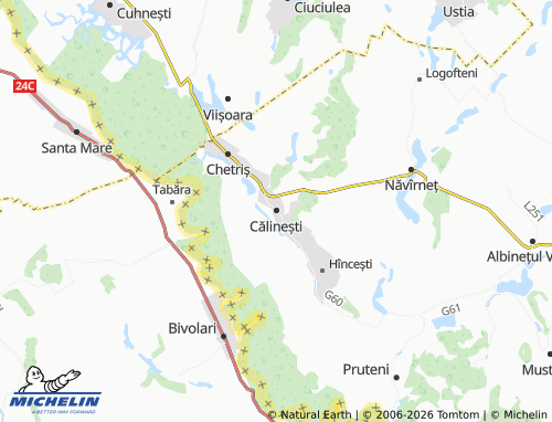 Mapa MICHELIN Călinești - ViaMichelin