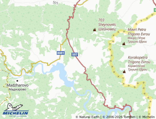 MICHELIN-Landkarte Dabovets - ViaMichelin