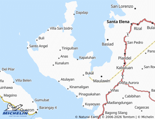 MICHELIN Kapaluhan map - ViaMichelin