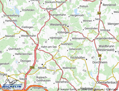 MICHELIN Guckheim map - ViaMichelin