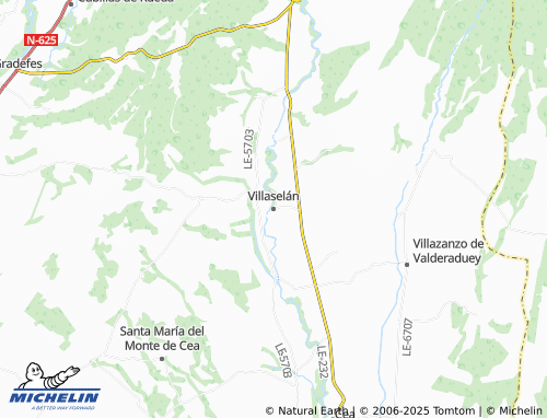 MICHELIN Villaselán map - ViaMichelin