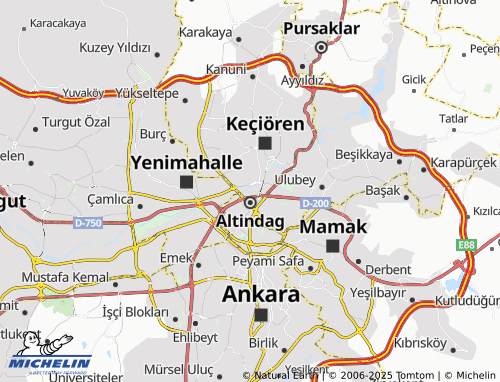 MICHELIN-Landkarte Gümüşdere - ViaMichelin
