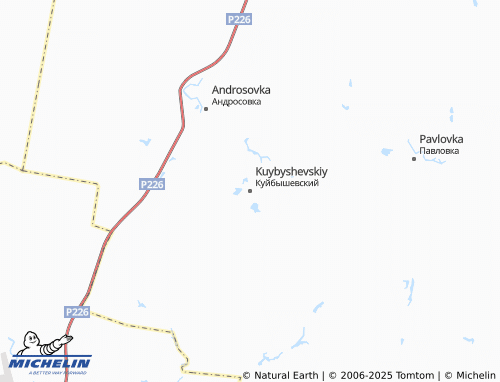 MICHELIN Kuybyshevskiy map - ViaMichelin