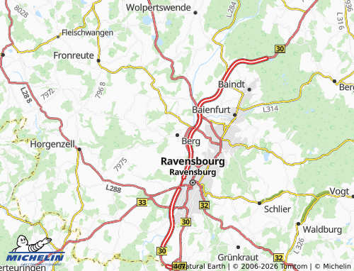 Mapa MICHELIN Berg - ViaMichelin
