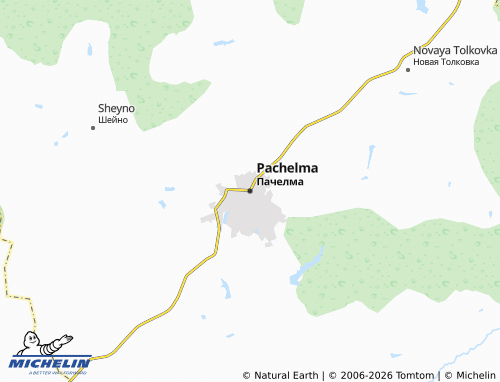 MICHELIN-Landkarte Pachelma - ViaMichelin