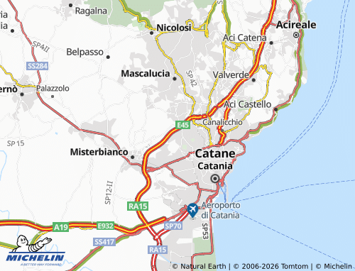 MICHELIN Belsito map - ViaMichelin