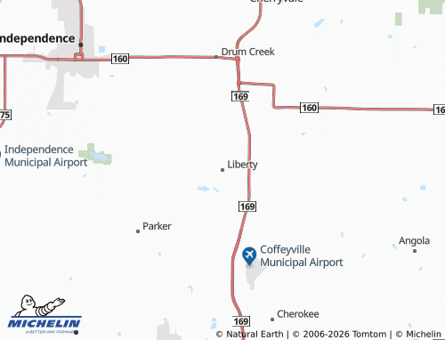 Mappa MICHELIN Liberty - ViaMichelin