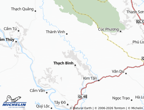 Mapa MICHELIN Thạch Sơn - ViaMichelin
