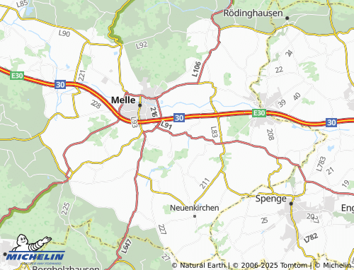 MICHELIN Gerden map - ViaMichelin