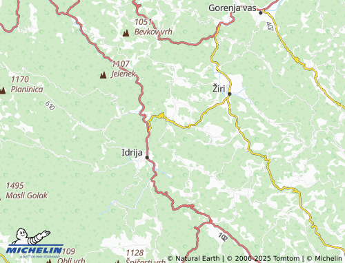 Mappa MICHELIN Idršek - ViaMichelin
