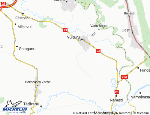 Mappa MICHELIN Hângulești - ViaMichelin