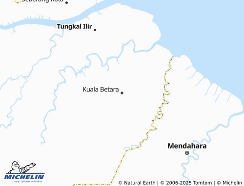MICHELIN Kuala Betara map - ViaMichelin