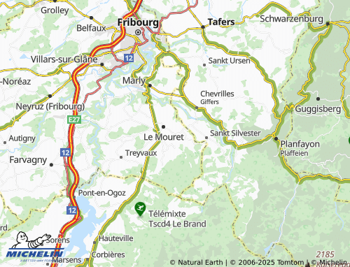 MICHELIN Le Pafuet map - ViaMichelin
