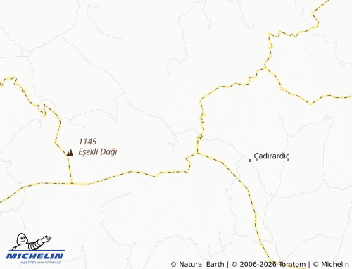 MICHELIN Balkaya map - ViaMichelin